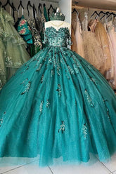 Kaylee | Unveil Your Radiance in Emerald Green Quince Dresses - Emerald Green - PromDressClub
